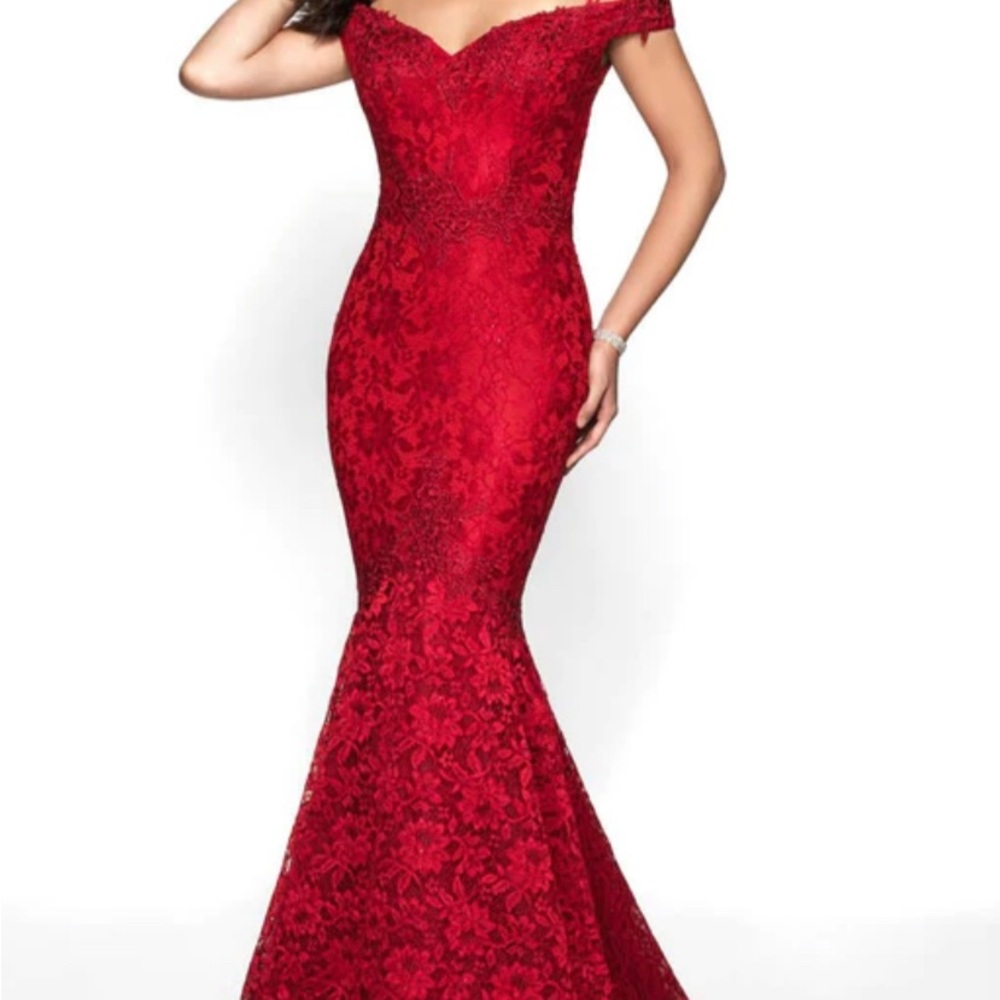 NWT style 425 lace gown